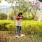 Playberg Wooden Outdoor Playground Kids Hanging Adjustable Stand Up Skateboard Swing, Tree Curved Swing Board QI004568 - alternate 6